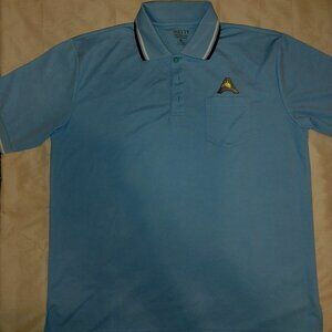 Smitty Apparel Umpire Polo Men's XL Shirt Blue Short Sleeve